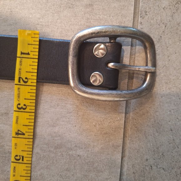 Lucky Brand MENS Leather Black  Belt size 34 - Picture 8 of 8